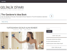 Tablet Screenshot of gelinlikdiyari.com